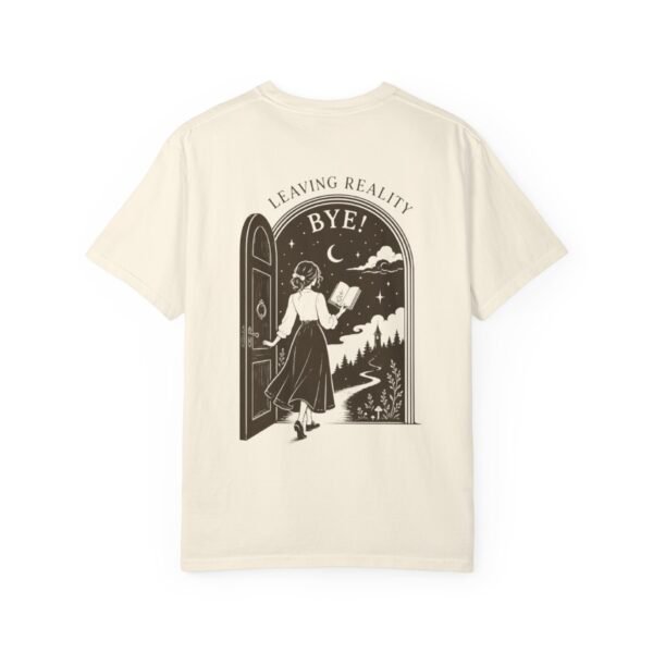 Leaving Reality, Bye! — Bookish Graphic Tee in Ivory
