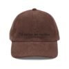 "I'd Rather Be Reading" — Corduroy Cap