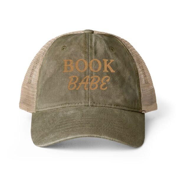 Book Babe Ponytail Trucker Hat