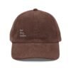 But First Coffee. Corduroy Dad Hat