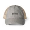 Books Ponytail Trucker Hat | Bookish Embroidered Cap