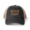 Book Babe Ponytail Trucker Hat