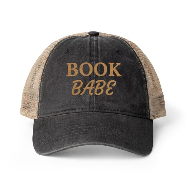 Book Babe Ponytail Trucker Hat