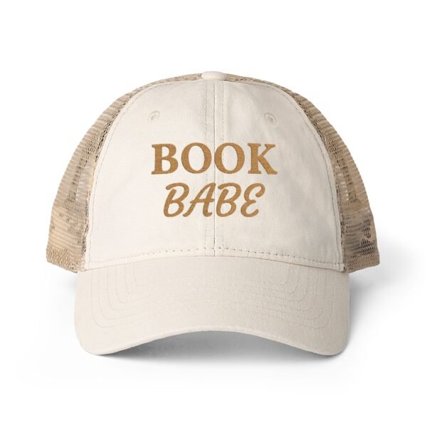 Book Babe Ponytail Trucker Hat