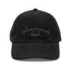 A Book a Day Keeps Reality Away — Black Corduroy Dad Hat | Book Lover Gift