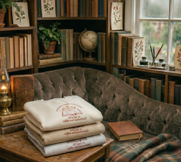 The Reader Moms Department — Crewneck Sweatshirt.