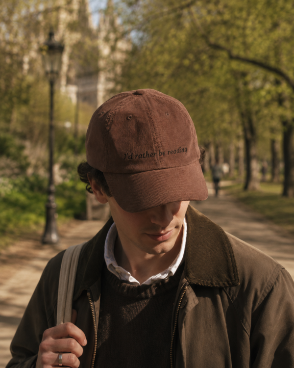 "I'd Rather Be Reading" — Corduroy Cap