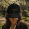 A Book a Day Keeps Reality Away — Black Corduroy Dad Hat | Book Lover Gift
