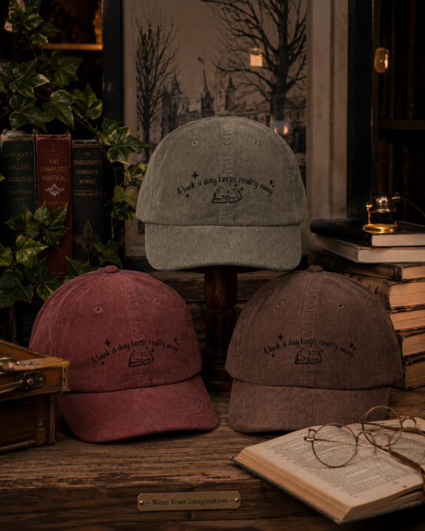 A Book a Day Keeps Reality Away — Dad Cap