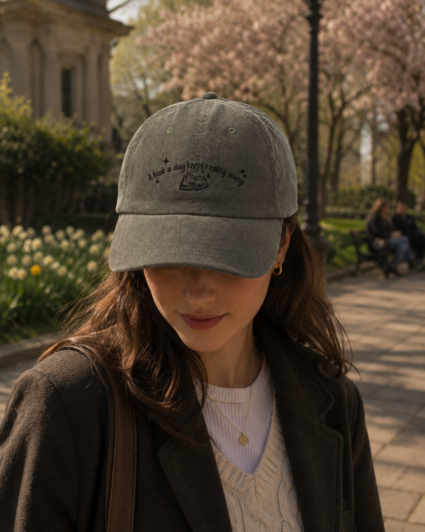 A Book a Day Keeps Reality Away — Dad Cap