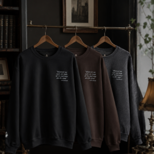 Emily Brontë Quote Sweatshirt — Wuthering Heights. Crewneck