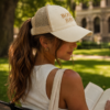 Book Babe Ponytail Trucker Hat