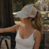 Book Babe Ponytail Trucker Hat