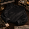 Morally Grey Is My Favourite Colour — Monochromatic Embroidered Sweatshirt