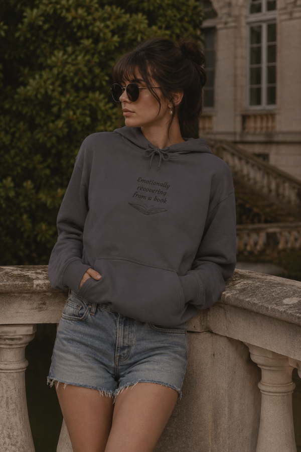 Emotionally Recovering From a Book Hoodie