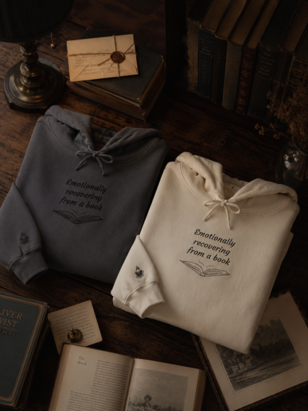 Emotionally Recovering From a Book Hoodie