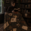 Dark Academia Bookish Blanket