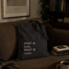 "Might Be Books, Might Be Snacks" Canvas Tote Bag