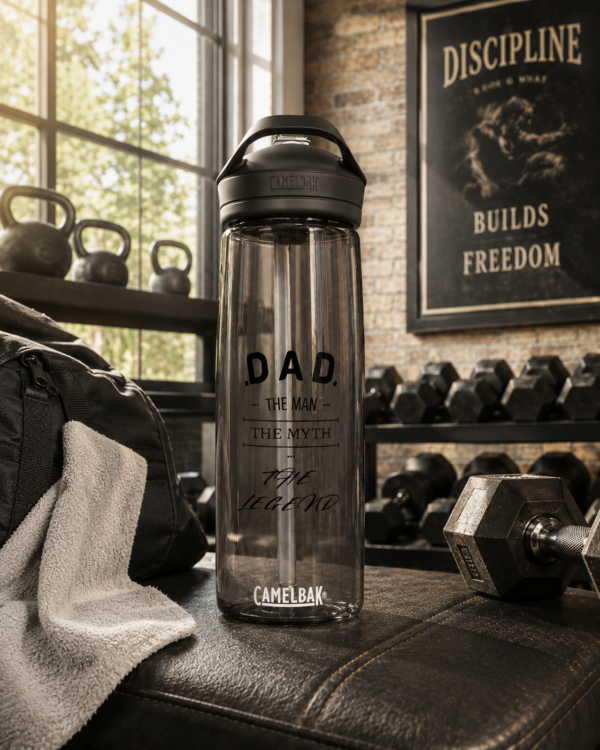 "Dad — The Man, The Myth, The Legend" CamelBak Water Bottle 25oz