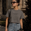 Introverted but Willing to Discuss Books - Women's Crop Tee