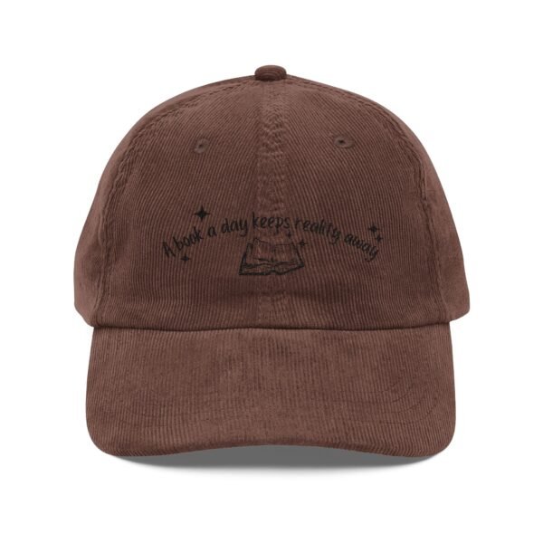 A Book a Day Keeps Reality Away — Dad Cap