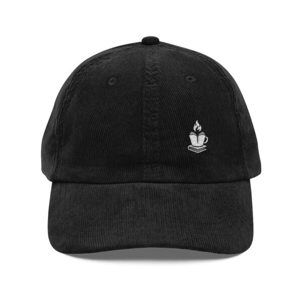 The Ember Brew Corduroy Cap — Embroidered Logo Hat