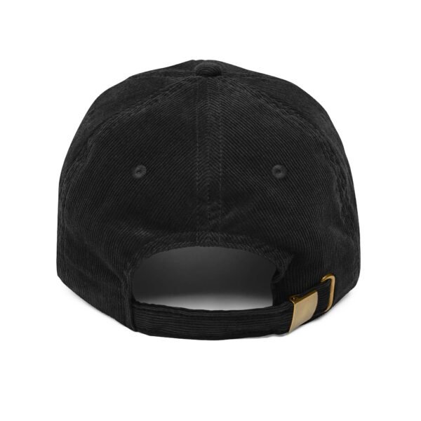 A Book a Day Keeps Reality Away — Black Corduroy Dad Hat | Book Lover Gift