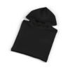 Monochromatic Embroidered Black Hoodie — "I LIKE BOOKS MORE THAN PEOPLE"