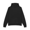 Monochromatic Embroidered Black Hoodie — "I LIKE BOOKS MORE THAN PEOPLE"