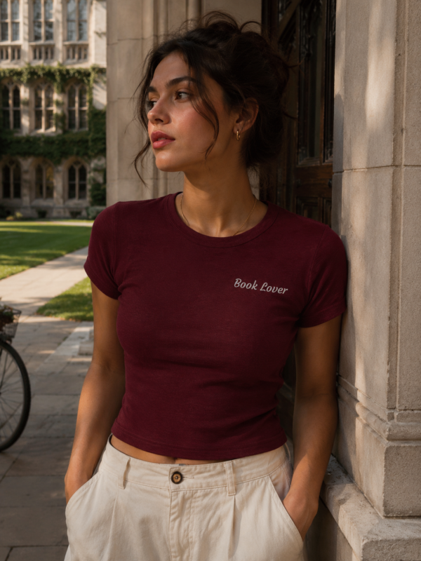 Book Lover Women's Baby Tee
