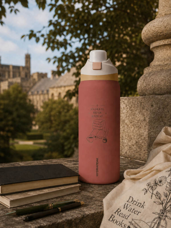 20260610215629-1f165173-bf50-6cda-979a-225e7ff7e178.png Hydrate. Read. Repeat. — Hydrapeak Bottle 32oz Insulated Water Bottle.