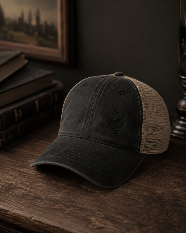 20260820160452-1f19cb0e-1091-6c40-9d54-7e27ab444213.png Ember Brew Logo Ponytail Trucker Hat