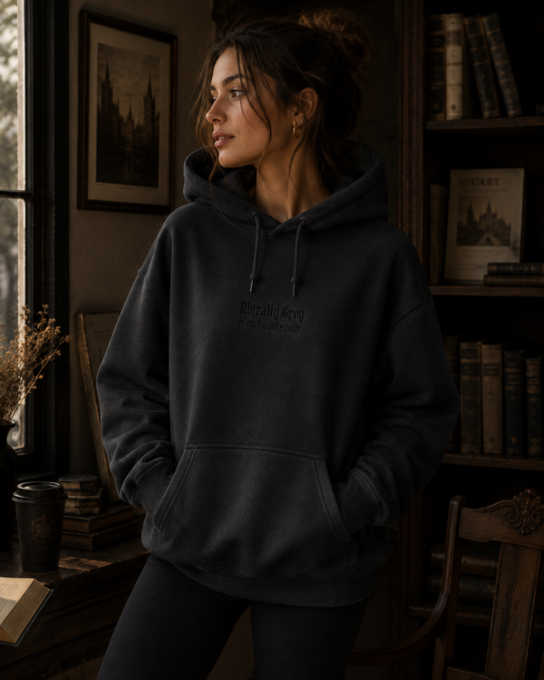 Morally Grey — Cozy Lightweight Pullover Hoodie