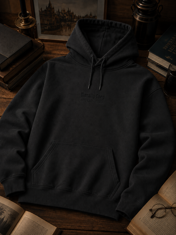 Morally Grey — Cozy Lightweight Pullover Hoodie