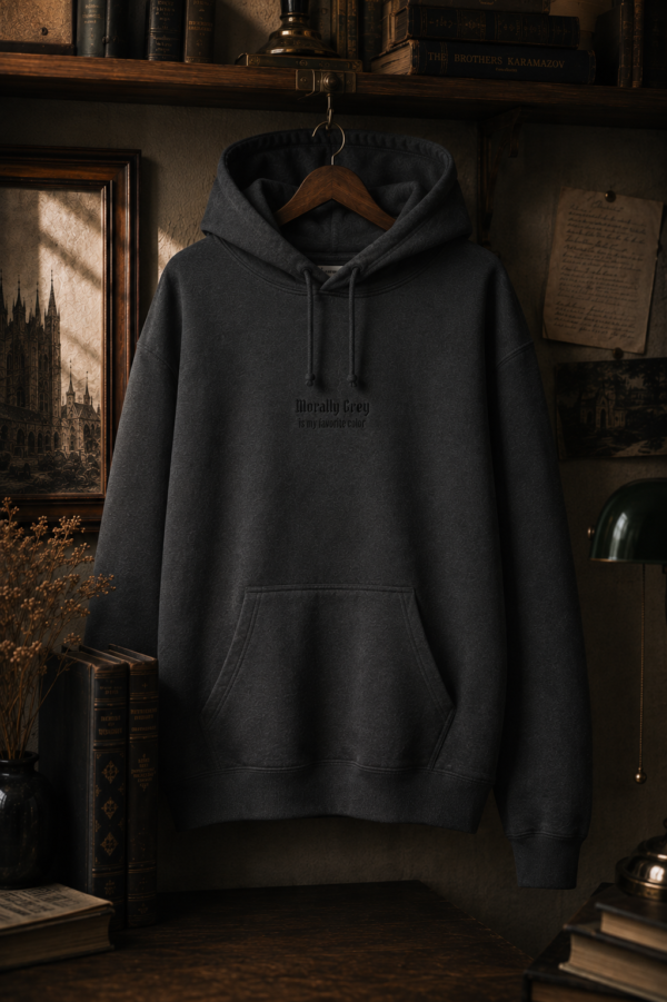 Morally Grey — Cozy Lightweight Pullover Hoodie