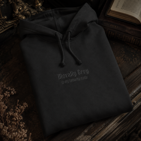 Morally Grey — Cozy Lightweight Pullover Hoodie
