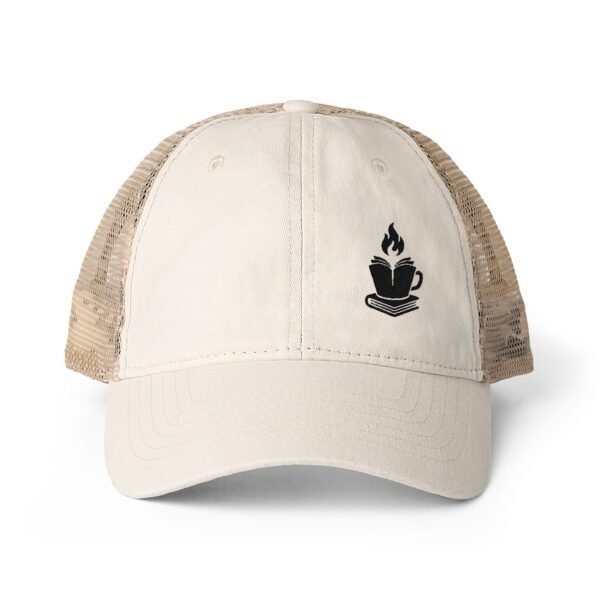6755250670844357465_2048.jpeg Ember Brew Logo Ponytail Trucker Hat